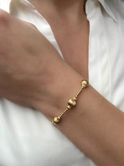 Gold_beads,Textured_gold_beads,Stretch_bracelet,popular_style,Gold_Bead_Bracelet,Gift_for_Her,Popular_gift,Handmade_bracelet,Boho_style,Stacking_bracelet,Bracelet_stack,Popular_bracelets,Trendy_Bracelets