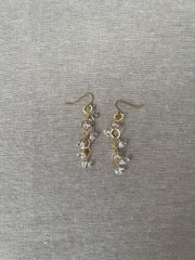 Cascading Herkimer Diamond Earrings