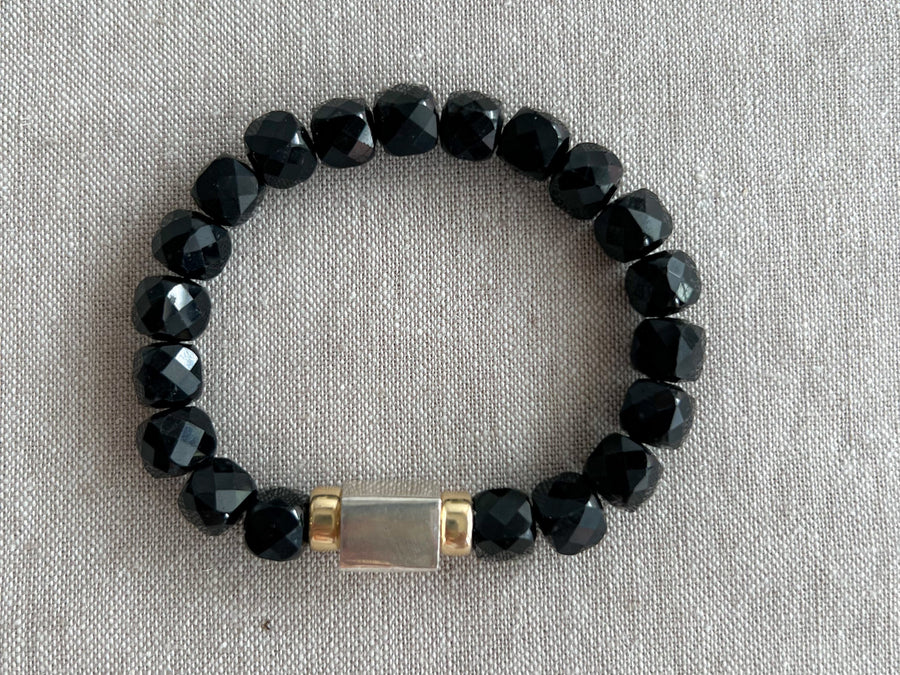Black Tourmaline Men's Bracelet