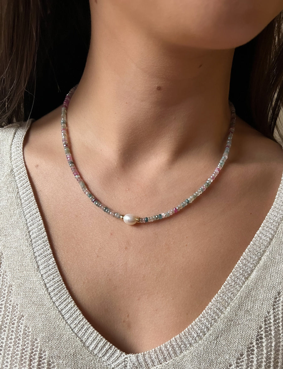 Gemstone_Necklace,Natural_Gemstones,Moonstone_Necklace,Layering_Necklace,Natural_Rice_Pearls,Festive_Necklace,Dainty_necklace,Mother's_Day_Gift,Gift_She_Will_Love,Artisan_Necklace,Boho_necklace,Boho_jewelry,multi-colored_stones